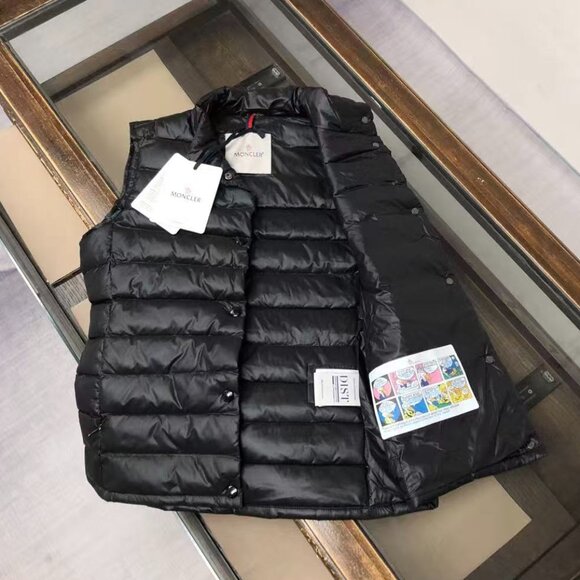 Moncler Quilted Black Down Vest | Brand New with Tags, size S - Picture 3 of 6